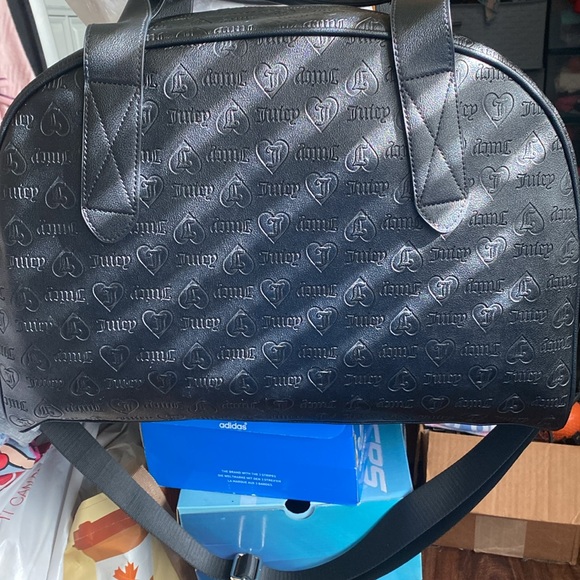 Juicy Couture Liquorice Fashionista Rosie Weekender Travel Bag NWT - Picture 7 of 11